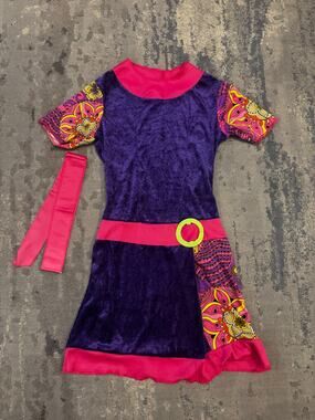 Hippie 70s Girls Costume with headband